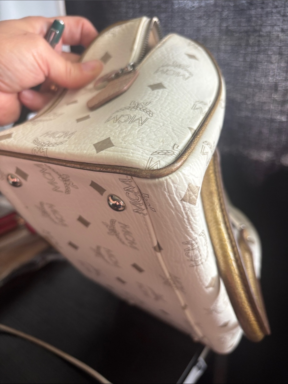 MCM Princess lion limited edition Boston bag - Picture 10 of 17